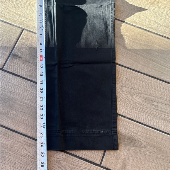 American Eagle Women’s Stretch Low-Rise Baggy Utility Pants Small Onyx Black - Picture 9 of 10